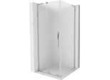 Mexen Velar L Box Doccia Scorrevole 90 X 90 Cm, Opaco, Cromo - 871-090-090-33-01