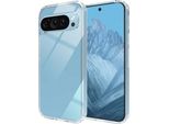 Google Pixel 9 Pro/Google Pixel 9 Sleeve - Plastica - Custodia Morbida Accezz/Copertura Posteriore - Trasparente