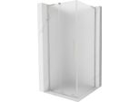 Mexen Velar L Cabina Doccia Scorrevole 120 X 120 Cm, Smerigliato, Nichel Spazzolato - 871-120-120-33-97