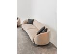 Divano Imbottito Beige Design Divano 4 Posti Divani Tessile Design Divano Mobili Nuovo