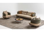Soggiorno Moderno Set Di Divani Di Design Set Imbottitura 3 Posti 2X Poltrona