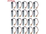 20 Pezzi 2400Mah Toshiba ER6V/3.6V Plc Batteria Per Sistema Mitsubishi M64
