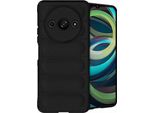 Xiaomi Redmi A3 Cover - Silicone - Imoshion Custodia Morbida/Copertura Posteriore - Nero