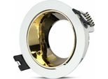 Faretto Led V-TAC - Luce Da Incasso - GU10 - IP20 - Bianco + Oro