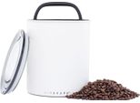 Contenitore Per Aromi Zincato Airscape Grande, Barattolo Per Caffè, Barattolo Di Stoccaggio, Acciaio / Plastica, Bianco Opaco, AA2008