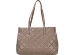 Valentino Borsa Da Donna/ Borsa A Tracolla/ Shopper Ocarina Taupe In Ecopelle Con Scomparto Per Laptop Riciclato -