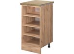 Vicco Scaffale Da Cucina R-Line, 40 Cm , Pl Rovere, Quercia Dorata/Quercia Dorata
