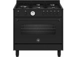 Bertazzoni La Germania Americana AMN965ETN24 Cucina Cucina Freestanding Piano Cottura Elettrico A Gas Nero A