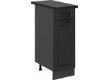 Vicco Mobiletto Base Per Cucina R-Line, 30 Cm , Pl Antracite, Antracite Casa Di Campagna/Antracite