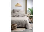Copripiumino In Cotone Eden, 140 X 200 Cm, Beige