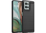 Motorola Moto G75 Cover - Silicone - Imoshion Custodia Morbida/Copertura Posteriore - Nero