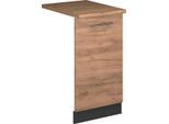 Vicco Pannello Frontale Della Lavastoviglie Fame-Line, 45 Cm , Pl Rovere, Quercia Dorata/Antracite