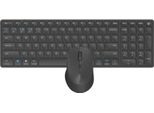 Tastiera E Mouse Senza Fili Rapoo 9700M Nero Nero Taglia Unica