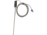 Sonda A Termocoppia M12 PT100 Sensore Di Temperatura In Acciaio Inox 200 Mm 0-400 °C 4 M