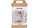Creativ Company Kit Per La Realizzazione Di Ghirlande Natalizie In Macramè - Kit Per Il Fai Da Te Natalizio