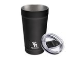Qunature Tazza Da Caffè In Acciaio Inox 480Ml Tazza Termica Isolata Per Il Tè, Nero