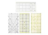 4 Pezzi Righello Per Quilting, 15X30Cm Con Griglia, Strumento Di Misura Per Il Cucito Fai Da Te, Patchwork