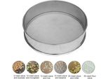 Setaccio Elettrico Vibrante Macchina Acciaio Inox Automatico Farina Setaccio Φ40Cm 220V (Solo Setaccio, 60 Mesh)