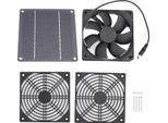 Ventilatore Di Scarico Alimentato Ad Energia Solare Da 3W Ventilatore Portatile All'aperto Per Serra, Cane, Pollo, Casa Dell'animale Domestico