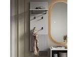 Vicco Appendiabiti Da Parete Eliza, 43 X 120 Cm, Grigio