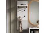 Vicco Appendiabiti Da Parete Eliza, 43 X 120 Cm, Bianco