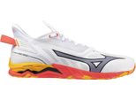 Mizuno Wave Mirage 5 - Bianco/Fuoco Corallo 2/Citrus, GrößE:3.5