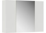 Vicco Specchio Contenitore Bagno Leopold, 80 X 59.2 Cm Con Ripiani, Bianco