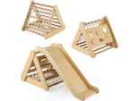 Gioco Da Arrampicata Per Bambini Piccoli Struttura Da Arrampicata Triangolare 4 In 1 Con Rampa Naturale