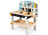 Tavolo Portautensili Da Banco Per Bambini In Legno Con 38 Pezzi Ecotoys