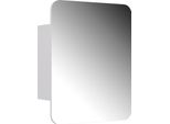 Vicco Specchio Contenitore Bagno Zino, 65 X 50 Cm Con Ripiani, Bianco