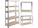 Ripiano In Metallo Per Riporre Oggetti 180 X 90 X 40 Cm Humberg 4846