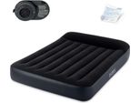 Materasso Gonfiabile 203X152 Cm Con Pompa Velour Bed Intex 64150ND