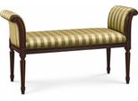 Casa Padrino Panca Barocca Oro / Verde / Testa Di Moro 115 Cm - Mobili Barocchi