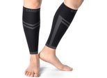 Cambivo Polpaccera Compressione Uomo Donna X2, Calze Compressione Graduata, Gambaletti Compressione, Calze Elastiche Contenitive Per Sport, Calcio, Corsa, Ciclismo, Circolazione Gambe, Vene Varicose