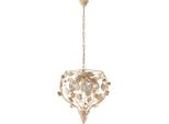Bella Lampadario In Ferro Laccato Avorio Decape 3 Luci 113 Ø49 BL196-3-AV