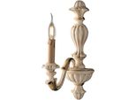 Leonardo Applique In Legno Avorio E Foglia Oro 1 Luce .14 P.24 BL180-AP1-AV