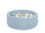 Piscina A Secco Minky H-30 Cm Con 200 Palline - Blu Nebbioso