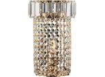 Vladimir Lumetto In Ferro E Ottone Dorato Con Strass 1 Luce H.27 Ø18 BL263-LT-OR