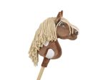 Hobby Horse Premium Piccolo Cavallo Da Tiro - Western Iii Baio Con Criniera Chiara A4