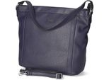 Kaerlek Borsa A Spalla Da Donna/Borsa A Spalla Blu Scuro In Ecopelle