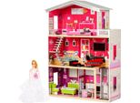 Grande Casa Delle Bambole In Legno Con Ascensore Per Bambole - Residenza Malibu Ecotoys