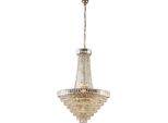 Vladimir Lampadario In Ferro E Ottone Dorato Con Strass 11 Luci 152 Ø62 BL263-11-OR