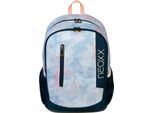 Neoxx Zaino Della Scuola Con Scomparto Per Laptop Flow School Backpack Dreaming Of Pastel Blu
