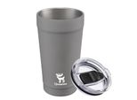 Qunature Tazza Da Caffè In Acciaio Inox 480Ml Tazza Termica Isolata Tazza Da Tè, Grigio