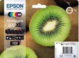 Epson C13T02G74020 Kiwi 202XL Cartuccia D'inchiostro 1 Pz Originale Resa Elevata (Xl) Nero, Nero Per Foto, Ciano, Magenta, Giallo