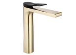 Rubinetto Da Lavabo Rea Soul Gold Mat Black High