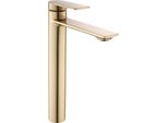 Rubinetto Da Lavabo Rea Storm Gold Brush High