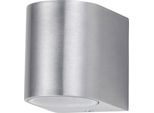Lampada Da Parete Per Esterni Moderna 1Xgu10 Cile Alluminio Spazzolato 8020 Rabalux
