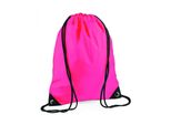 Bagbase BG10 | Borsa Da Palestra Premium Gymsac | 33 X 45 Cm - Colore: Rosa Fluorescente - Dimensioni: 33 X 45 Cm