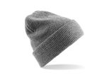 Cappello Invernale Beechfield B425 | Heritage Beanie - Colore: Heather Grey - Taglia: Unica